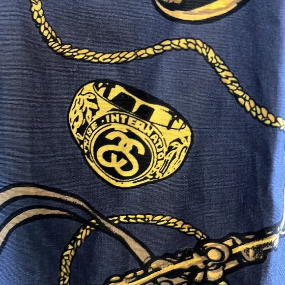 New Mens Stussy Brass Shirt in Navy !! Too Cool For Most of You!!! Lol! Fun !!! - Picture 4 of 11